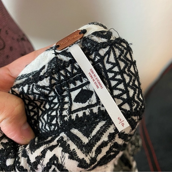 Free People Sz S Tunic Mini Striped Lola Dress - Picture 6 of 7